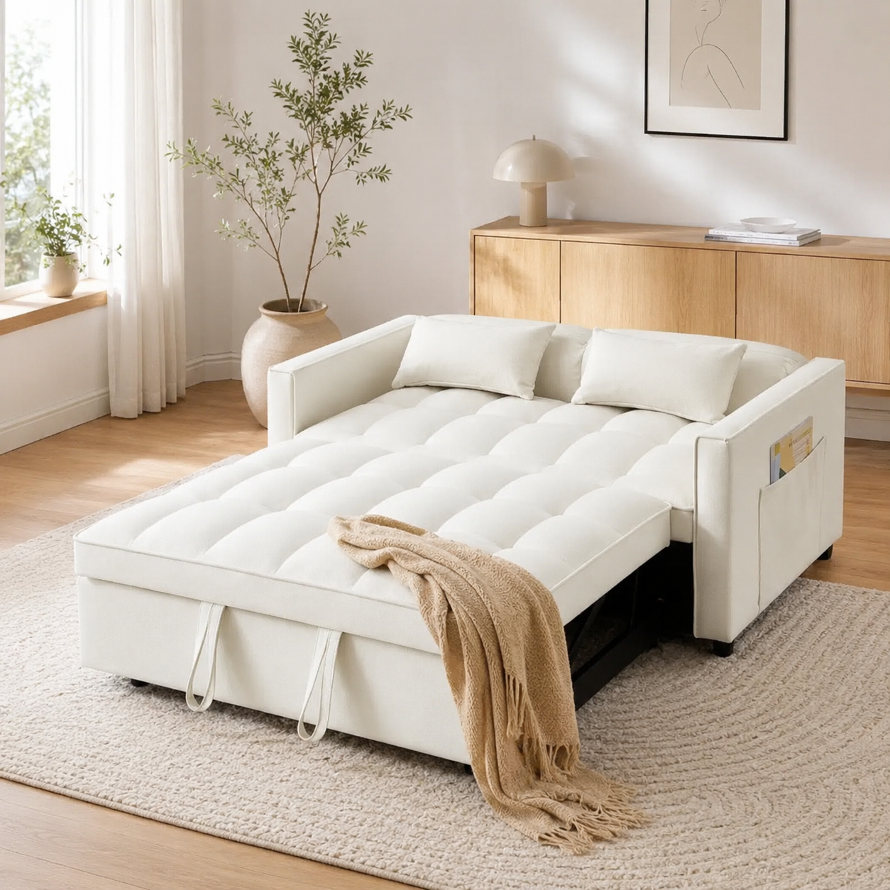Bailey – 3-in-1-vuodesohva, jossa on ulosvedettävä sänky